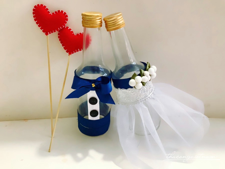 Combo bình cô dâu & chú rể - Model 5